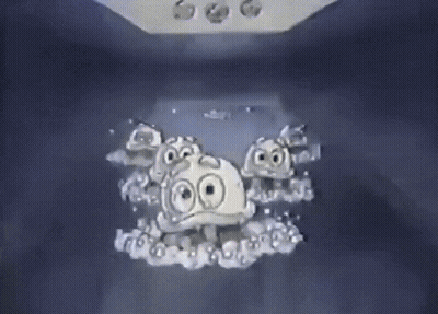 Shivers Short Film Poster Books And Wine Glasses GIF