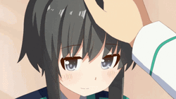 Shizuku Kitayama Head Pat GIF