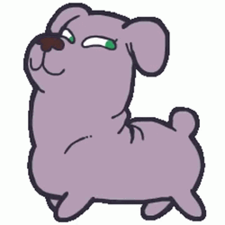 Shmorky Derpy Animated Dog GIF