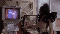 Sho Nuff Watching TV The Last Dragon Movie GIF