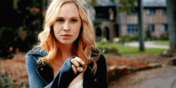 Shocked And Surprised Caroline Forbes GIF
