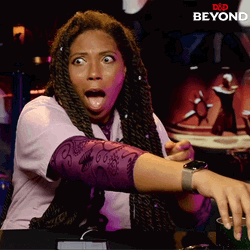 Shocked Blacked Woman Hollering GIF
