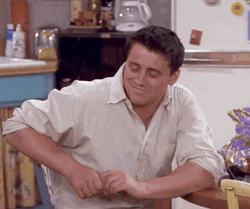 Shocked Delayed Joey Friends GIF