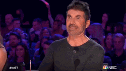 Shocked Eek Simon Cowell GIF