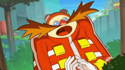 Shocked Eggman Open Mouth  GIF