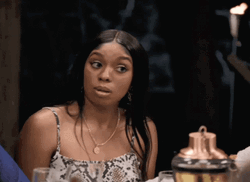 Shocked Face Black Lady GIF