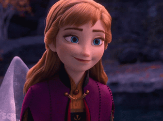 Shocked Frozen Anna GIF