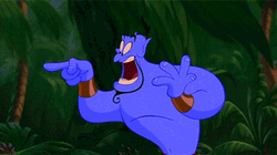 Shocked Genie Disney Aladdin