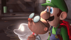 Shocked Luigi Open Mouth Reaction GIF