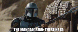 Shocked Mandalorian Soldier GIF