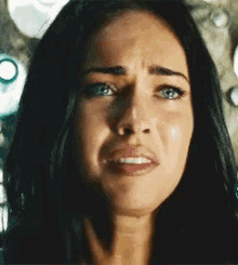 Shocked Megan Fox Covering Mouth GIF