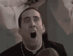 Shocked Nic Cage Going Wild GIF