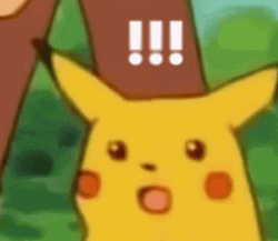 Shocked Pikachu Blank Face GIF