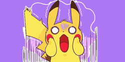Shocked Pikachu Cartoon GIF