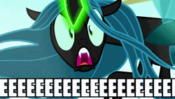 Shocked Queen Chrysalis Reeee GIF