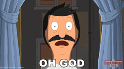 Shocked Reaction Bob Belcher Oh God GIF
