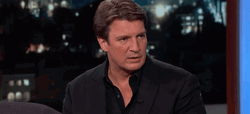 Shocked Reaction Nathan Fillion GIF