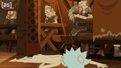 Shocked Rick Sanchez Naked GIF