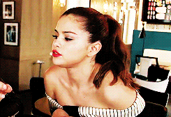 Shocked Selena Gomez Talking  GIF
