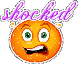 Shocked Smiley With Green Eyes Sticker