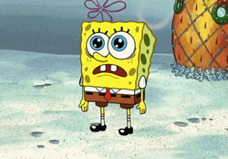 Shocked Spongebob Squarepants Faint GIF