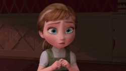 Shocked Teary Eyed Anna Sad Crying GIF