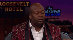 Shocked Tituss Burgess Late Show