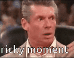 Shocked Vince McMahon Ricky Moment GIF
