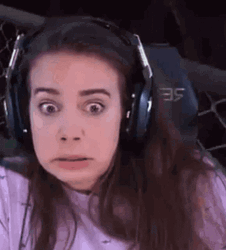 Shocked Woman Terrified Playing GIF