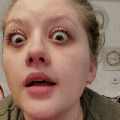 Shocked Woman GIF