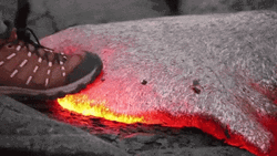 Shoe Step On Lava GIF