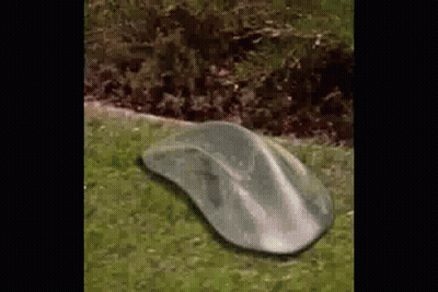 Shoes Hanging On Chain Link Fence Tennis Court GIF