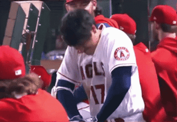 Shohei Ohtani Reviving Baseball Bat GIF