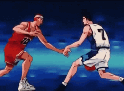 Shohoku Turn Around Slam Dunk GIF