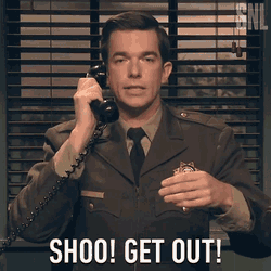 Shoo Get Out GIF
