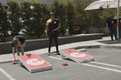 Shoot Game Cornhole GIF