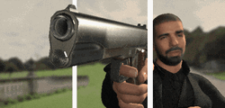 Shoot It Cartoon Drake GIF