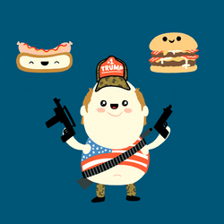 Shoot It With Your Mini Uzi GIF