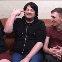 Shoot Myself Gay Guy Exaggerated Finger Gun GIF