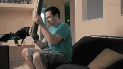 Shoot Myself Massive Gun GIF