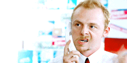 Shoot Myself Simon Pegg On Phone GIF