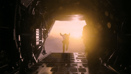 Shooter Drop From The Sky GIF