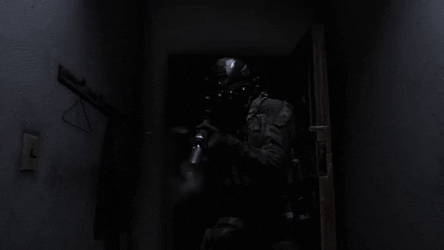 Shooter In Full Suit GIF