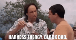 Shooter McGavin Harness Energy Blocked Bad GIF