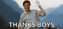Shooter McGavin Thanks Boys GIF