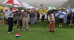 Shooter McGavin Throwing Golf Club GIF