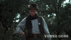 Shooters Shoot Charlie Sheen Young Guns GIF