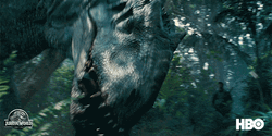 Shooting A Dinosaur In Jurassic World GIF