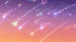 Shooting Star Aesthetic Shower GIF