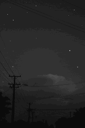 Shooting Star Anime Night GIF